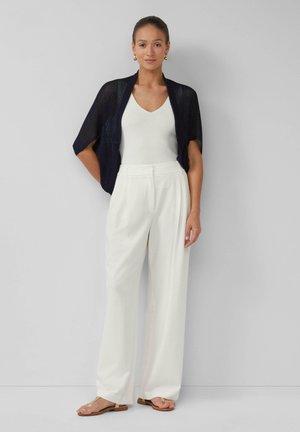 s.Oliver BLACK LABEL MIT GLITZER - Cardigan - navy