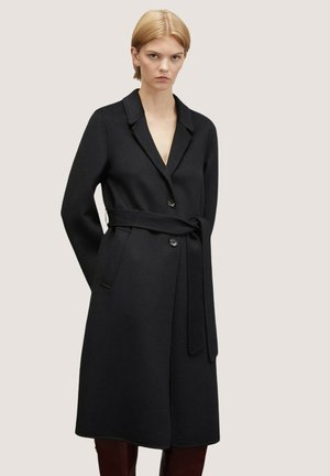 Motivi MIDI MONOPETTO IN DOUBLE - Trenchcoat - nero