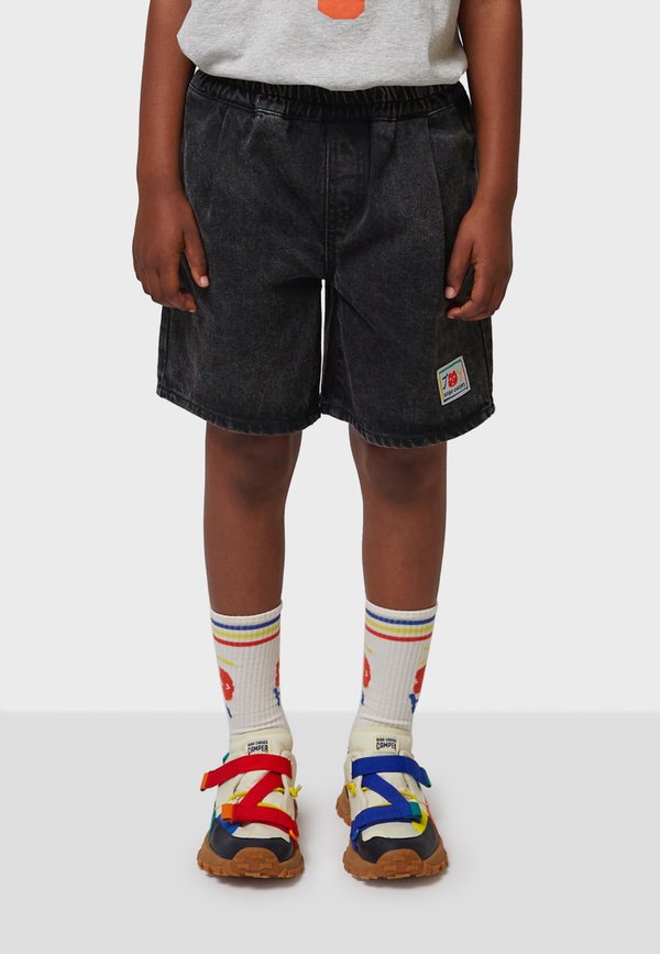 SMILING UNISEX - Jeans Shorts - anthracite