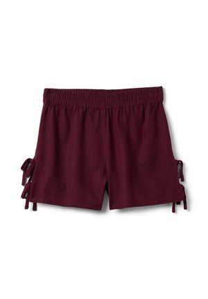 B.ANGEL, SHORTS WITH ELASTICATED WAIST, REGULAR FIT - Short - claret red