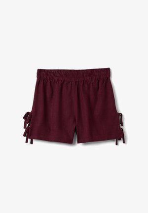 B.ANGEL, SHORTS WITH ELASTICATED WAIST, REGULAR FIT - Short - claret red