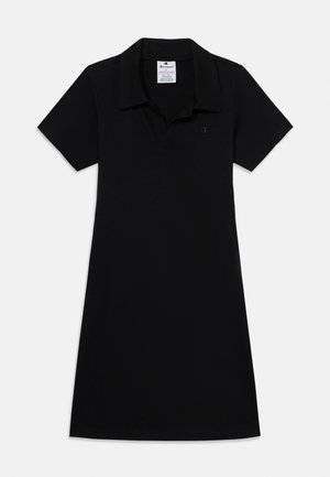 ICONS DRESS WITH SMALL LOGO - Robe en jersey - black
