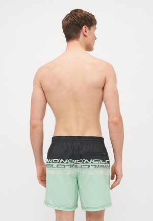 CALI STRIPE - Badeshorts - green/black