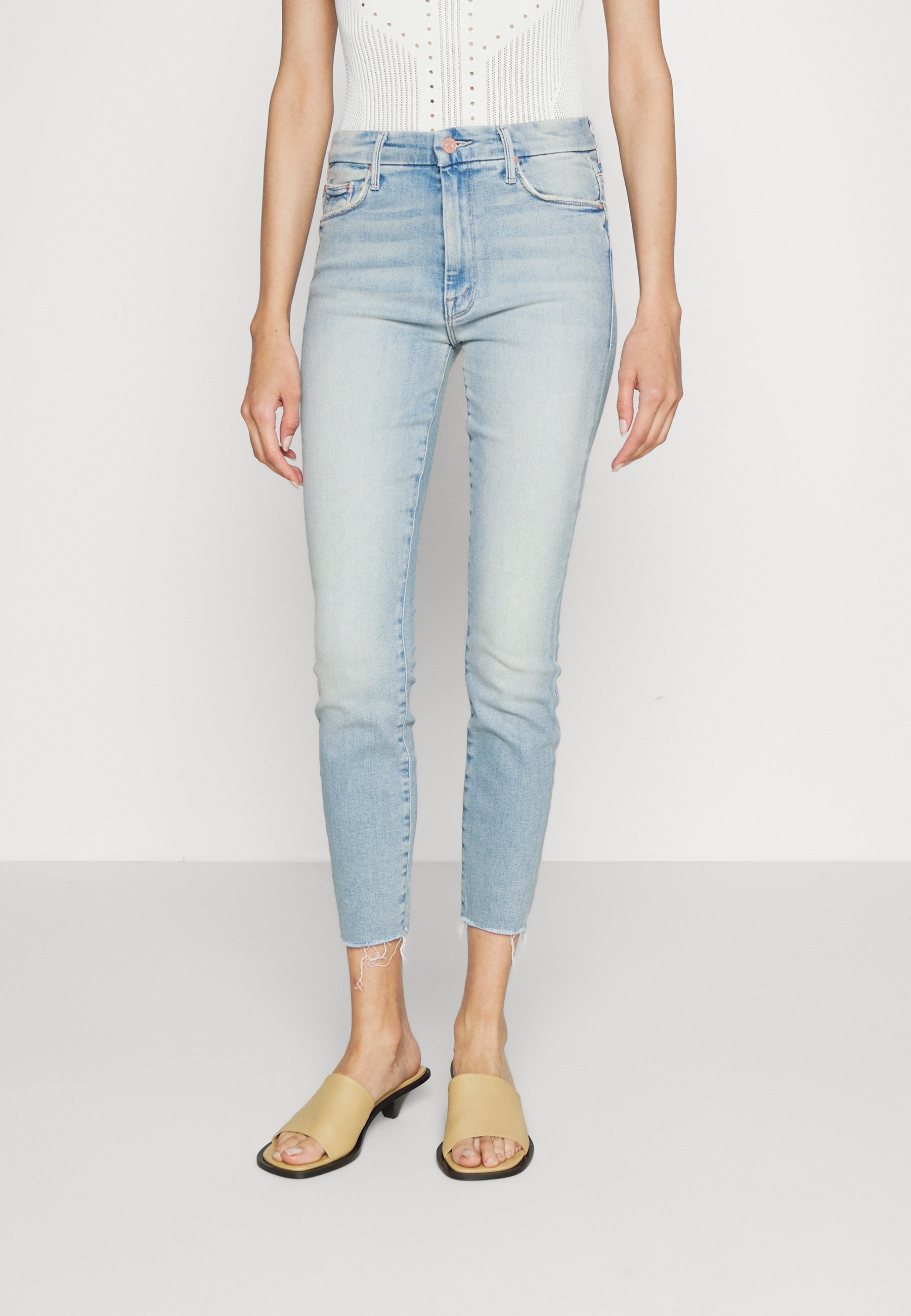 Mother HIGH WAISTED LOOKER FRAY - Jeans Skinny Fit - au  