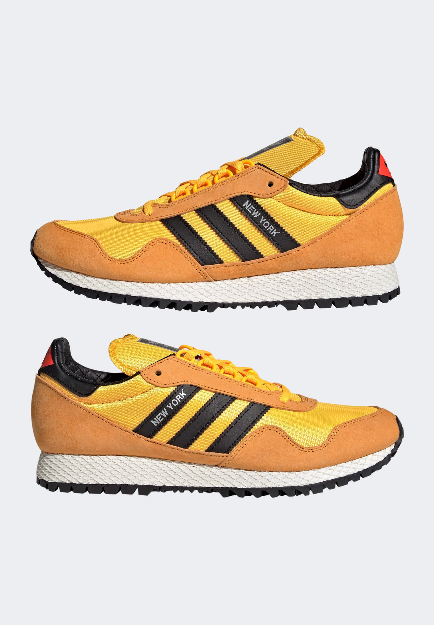 adidas Originals NEW YORK - Sneakers laag - yellow / core black/Geel -  Zalando.nl