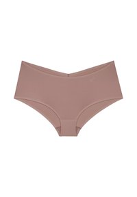 Mutande hipster color malva realizzate in tessuto morbido e elasticizzato. Presentano una cintura liscia e cuciture minime per un comfort ottimale.