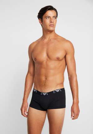 EMPORIO ARMANI Herren Shorts 3er Pack - Trunks, Pants, Unterwäsche, Stretch Cotton - Pants - nero