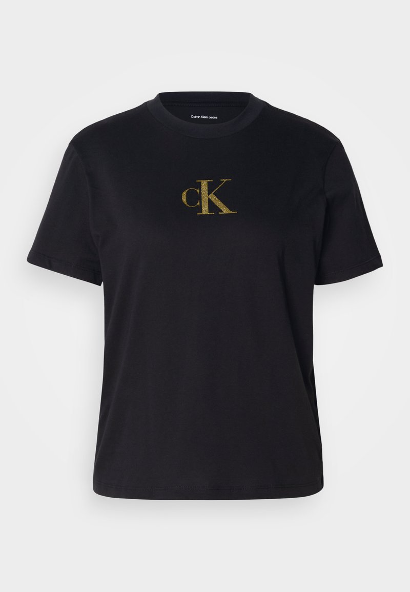 Calvin Klein Jeans T-shirt print zwart