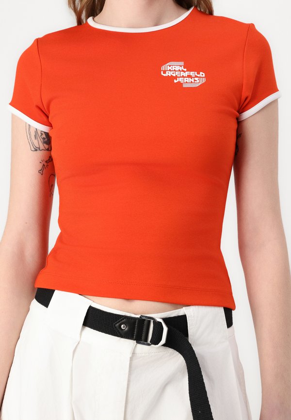 CAP SLEEVE - Basic T-shirt - poinciana4