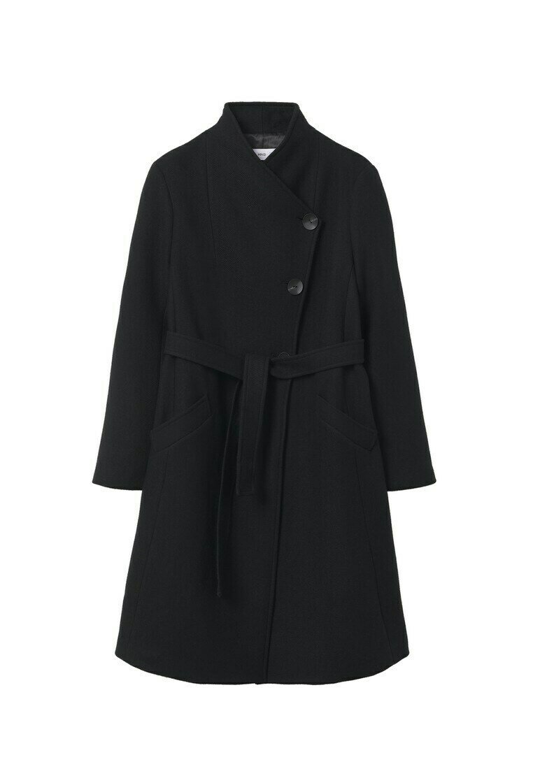 mango black coat