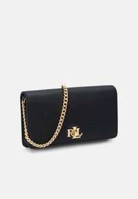 Lauren Ralph Lauren PEBBLED CROSSBODY TURN-LOCK TECH CASE - Bandolera - black