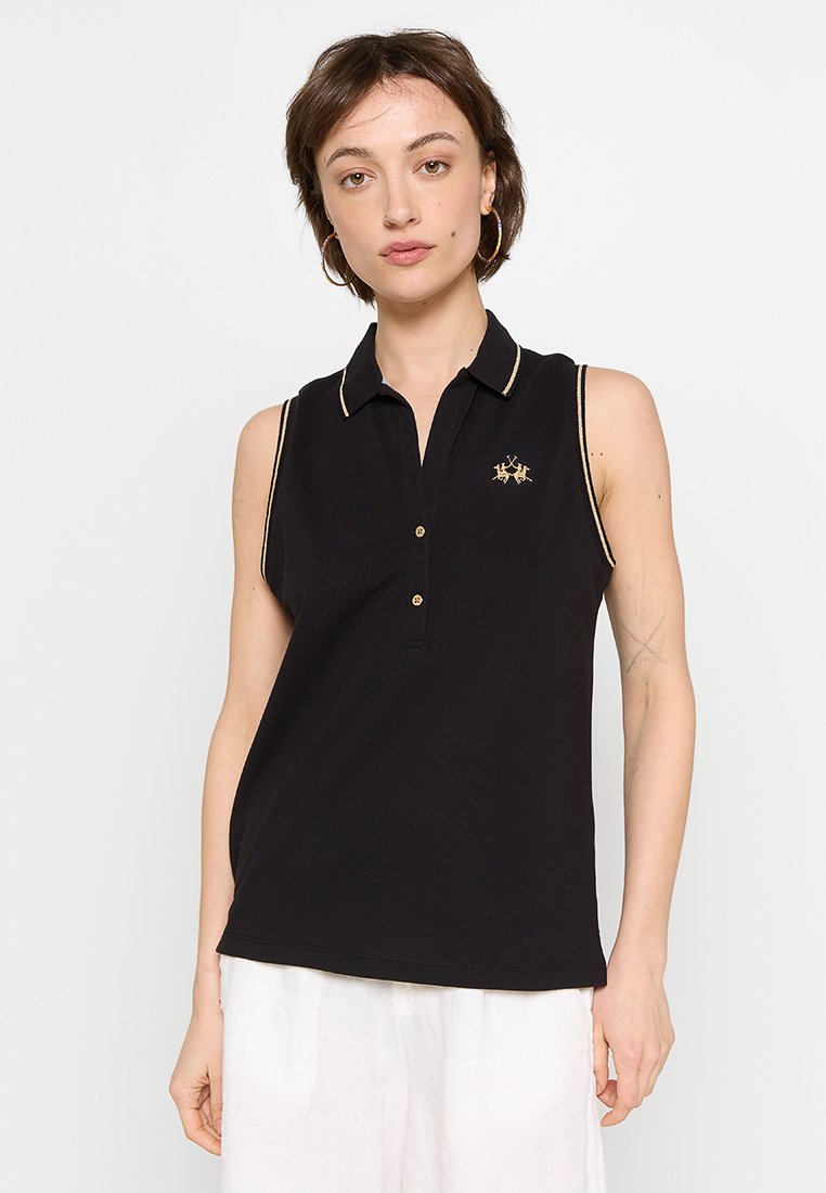 LA MARTINA Poloshirt zwart LA MARTINA Poloshirt zwart