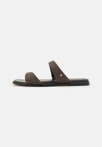 JAIDA FLAT - Ciabattine - brown/black