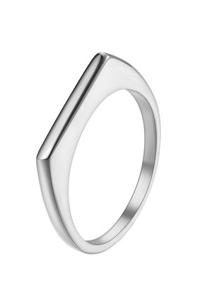 SLEEK ARC SIGNET - Ring - silver-coloured
