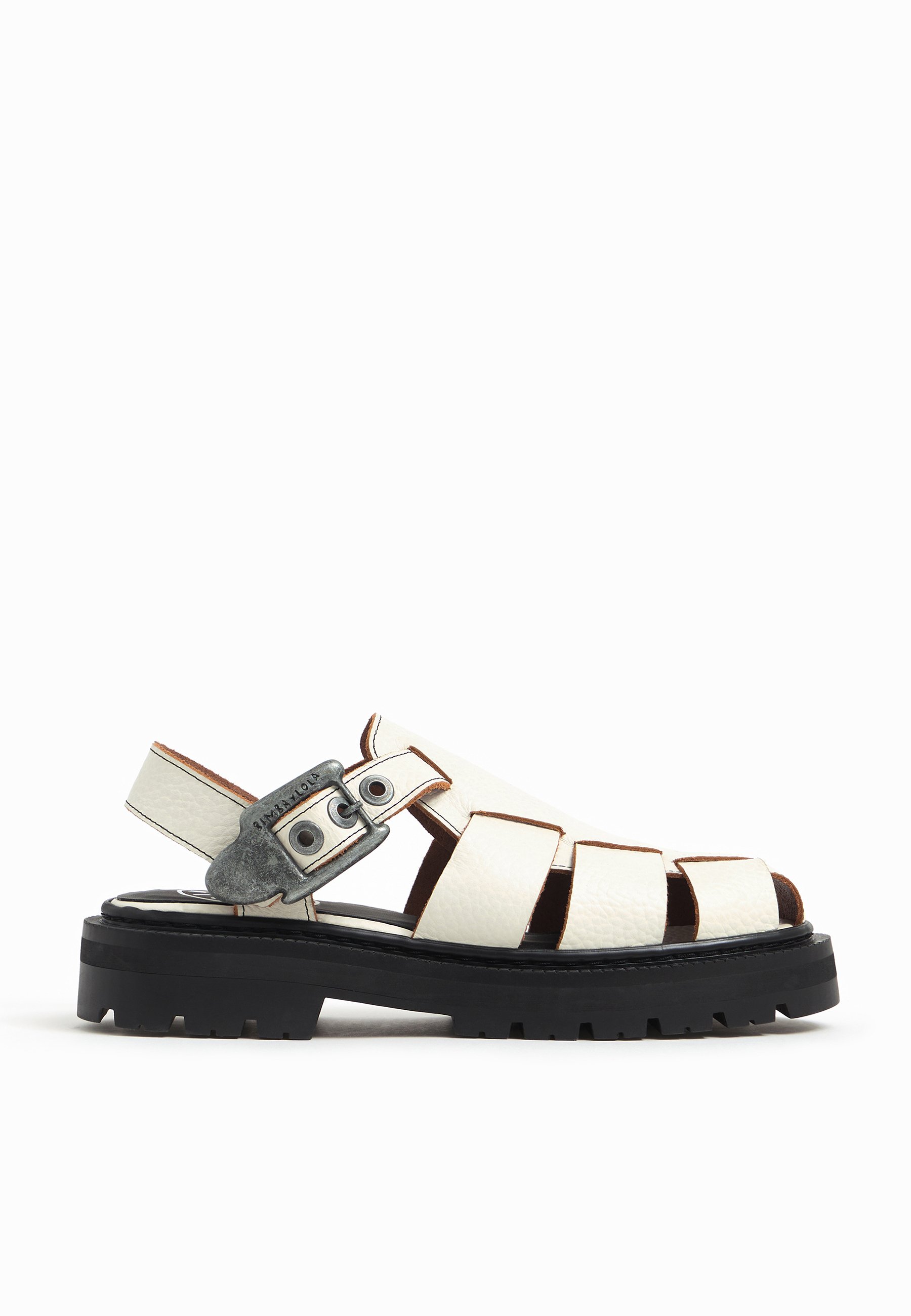 Bimba Y Lola SANDAL - Sandali con plateau - white/bianco - Zalando.it