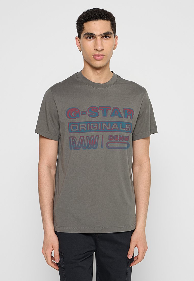 G-Star T-shirt print grijs G-Star T-shirt print grijs