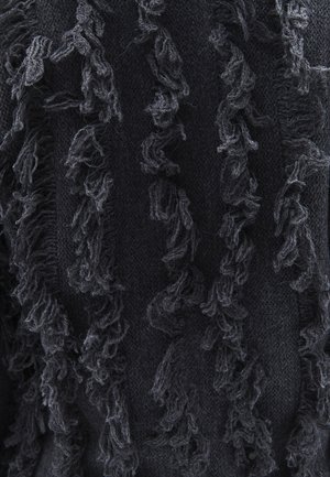 OXXO Cardigan - gray pinstripe melange