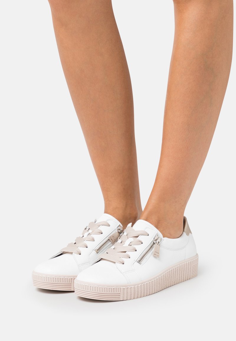 Gabor Sneakers basse weiss/antikrosa/rose gold Zalando.it