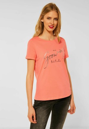 Print T-shirt - orange
