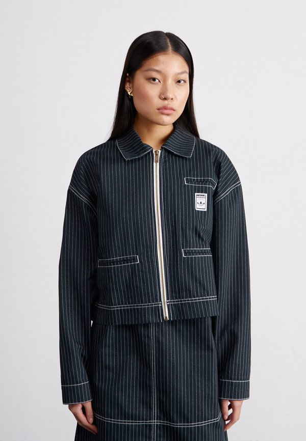 CROP JACKET - Summer jacket - carbon