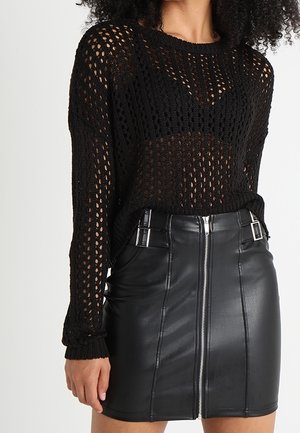 Strickpullover - black
