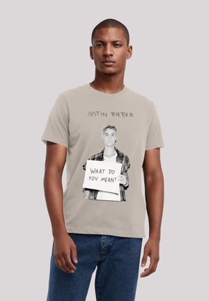 Print T-shirt - sand