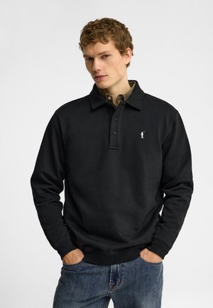 Polo Club, SWEATSHIRT MAN RIGBY GO SWEATSHIRT HELIOS LONG SLEEVE RELAXED FIT - T-shirt à manches longues - black