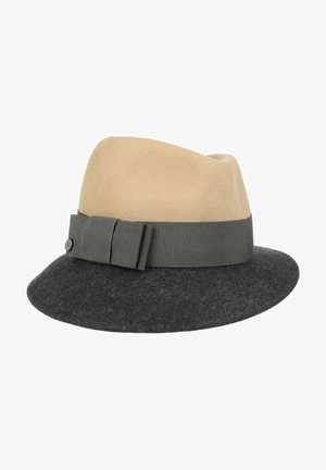 Lierys ASYM TWOTONE - Hut - beige anthrazit
