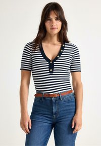 Lindex T-shirts print - dark navy
