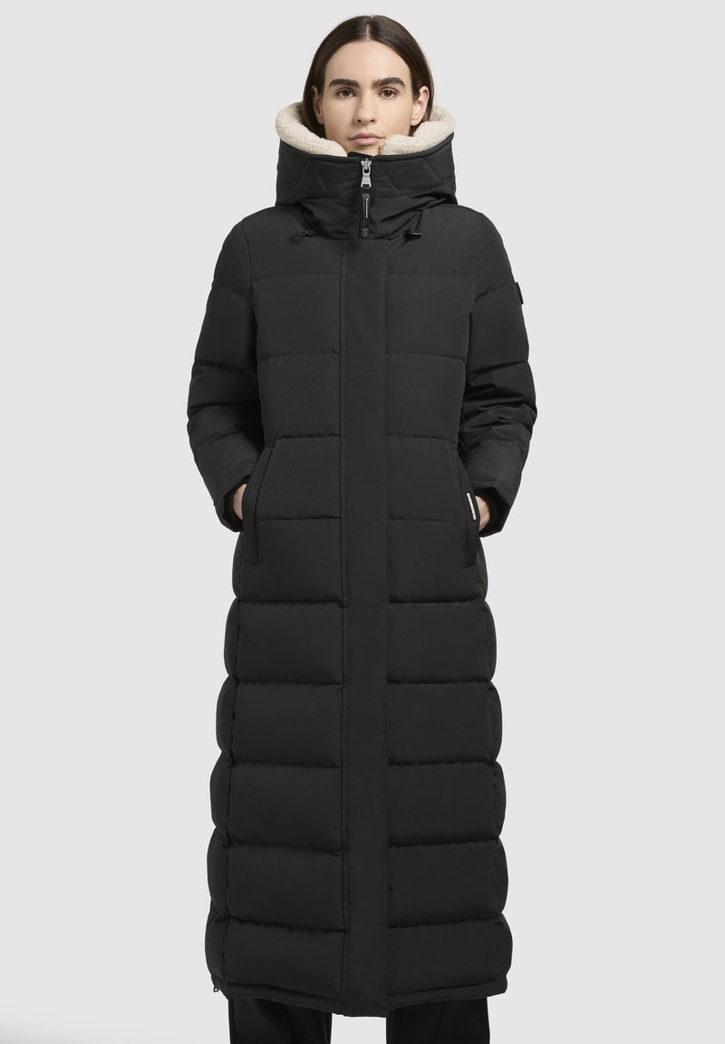 khujo CLARESSE TEDDY - Wintermantel - dunkelgrau
