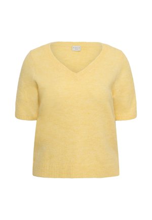 Kaffe Curve, KCYRIS V-NECK - T-Shirt basic - sunlight