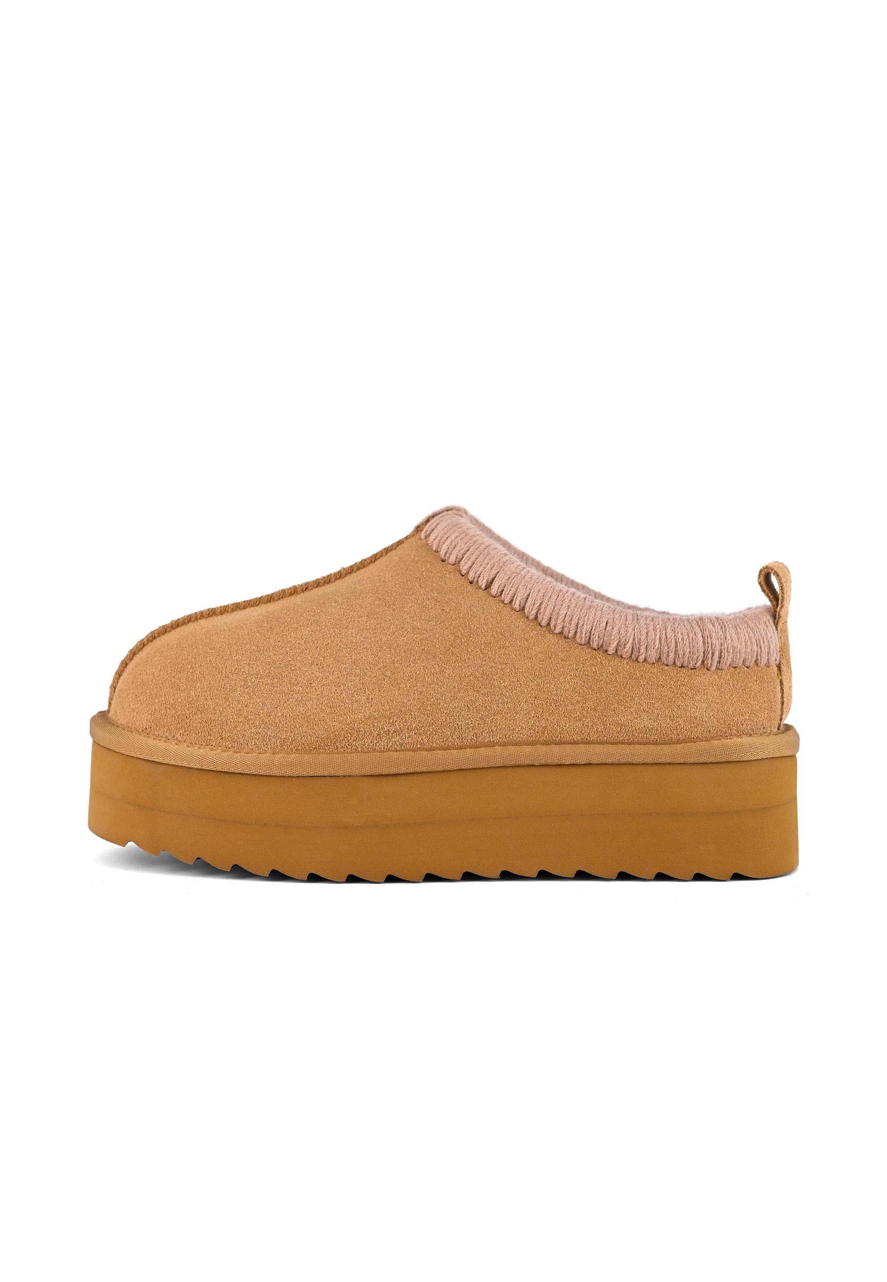 Colors of California Pantofole camel/cammello