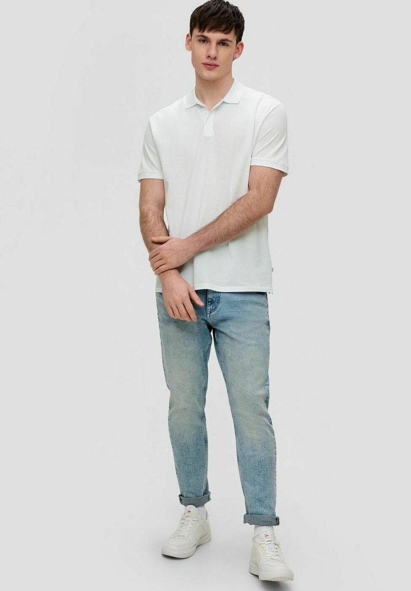 s.Oliver KURZARM BEQUEM KNOPFLEISTE 2ER PACK - Poloshirt - weiß