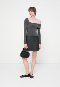 LeGer by Lena Gercke CHARLEEN LONGSLEEVE - Langærmet T-shirt - dunkelgrau