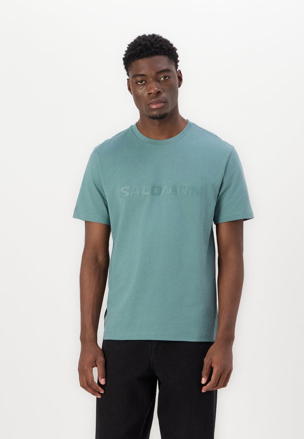 BIG LOGO TEE UNISEX - Print T-shirt - north atlantic