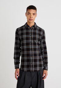 Jack & Jones JJJOSHUA FALL 2 PACK - Camisa - black/vineyard wine
