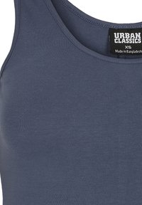 Urban Classics Curvy LADIES LONG RACER BACK DRESS - Maksi suknelė - vintageblue