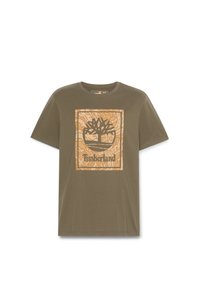 CAMO - Triko s potiskem - leaf green