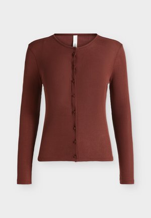 HUGO, DALMERIA - Longsleeve - brown overflow