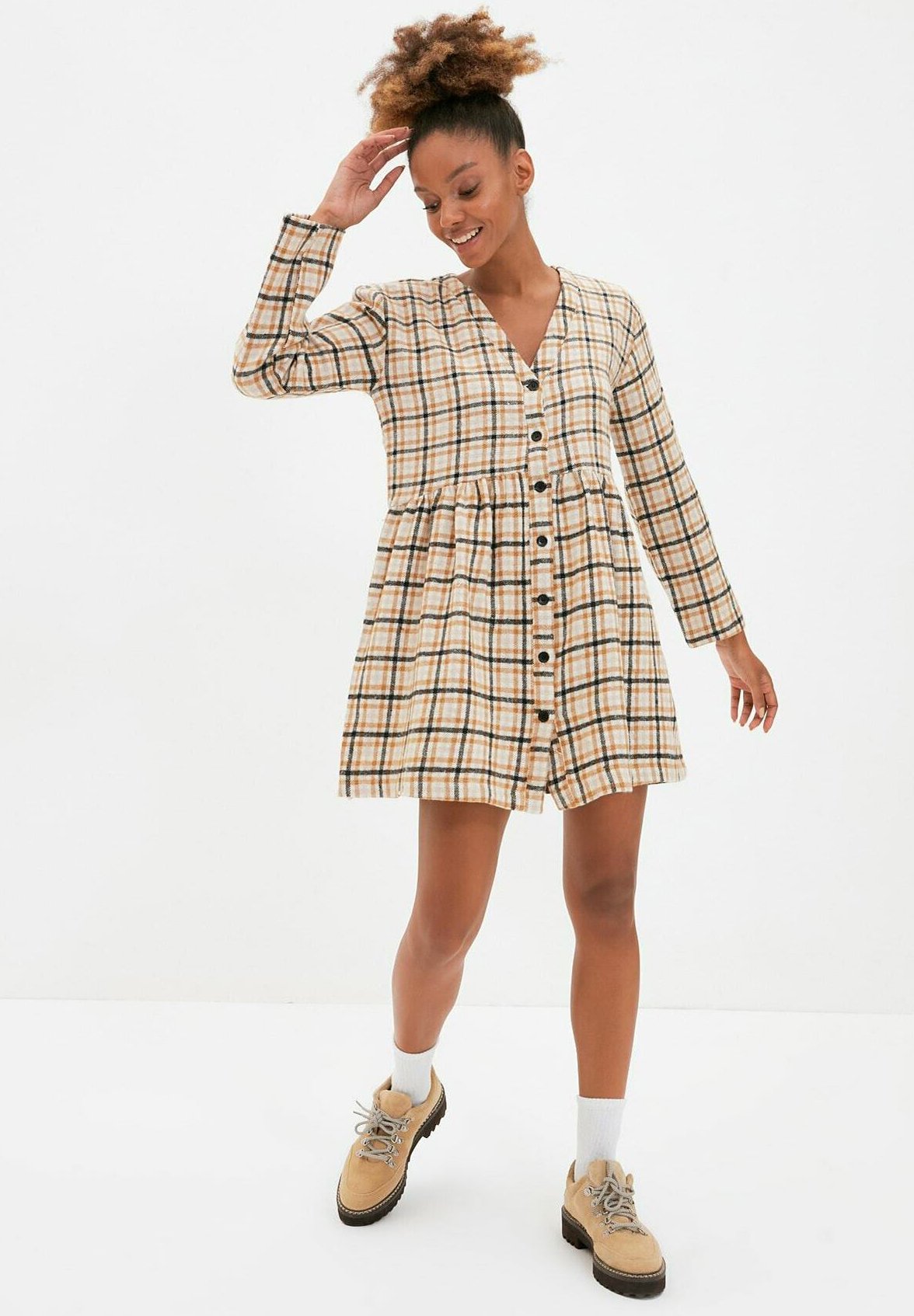 Trendyol PARENT - Abito a camicia - brown/marrone - Zalando.it