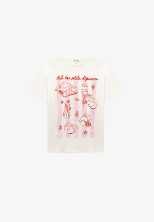 Koton T-shirt print - beige