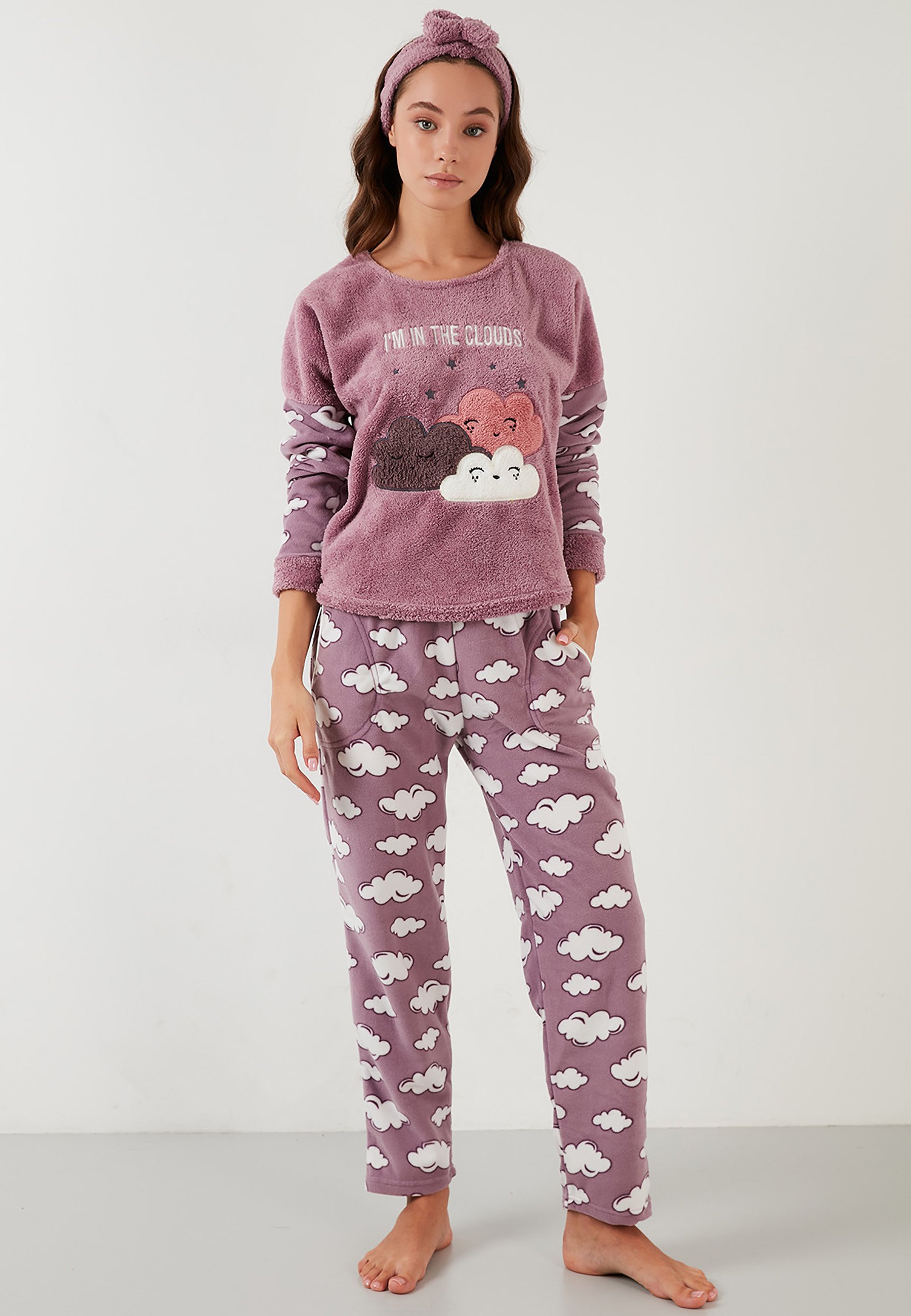 Pyjama Femme Noir Avec Nœud Et Strass - Ensemble Décontracté Taille 46/48 - Neuf Avec étiquette, Manches Courtes