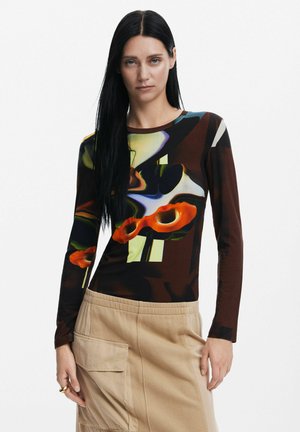 Desigual Camiseta de manga larga - brown