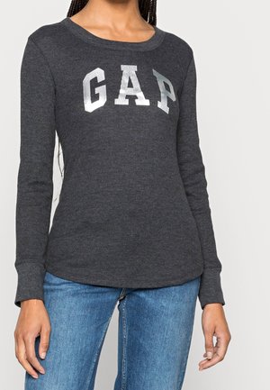 Langærmet T-shirt - black