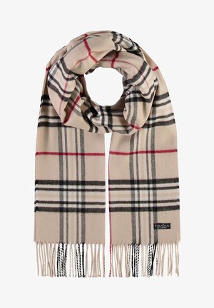CASHMINK MIT KAROMUSTER - Sciarpa - beige