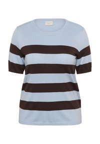 Non sélectionné, blue fog   brown wide stripe