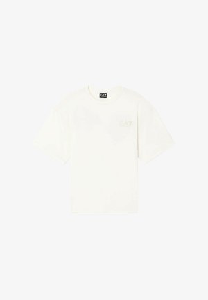 EA7 Emporio Armani, T-SHIRT VAR.UC001 - Triko s potiskem - beige