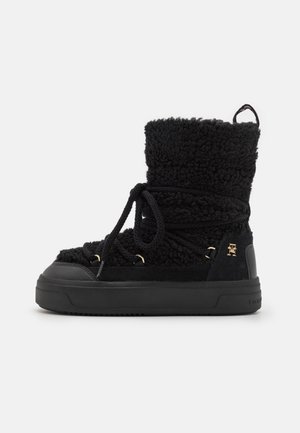 Tommy Hilfiger Bottines à plateau - black