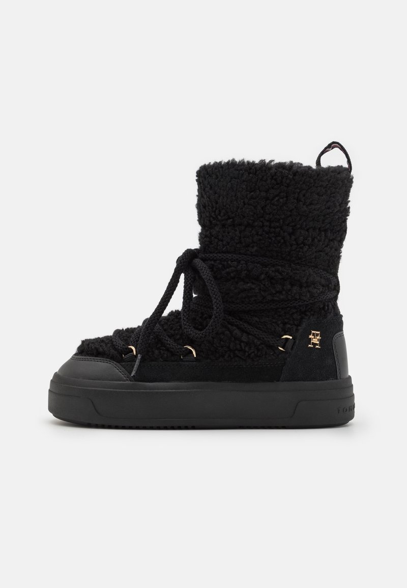 Tommy Hilfiger Bottines à plateau - black