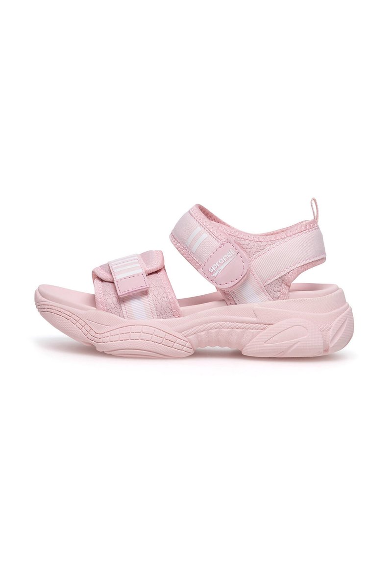 Sprandi CHUNK STEP - Walking sandals - white/light pink/white - Zalando